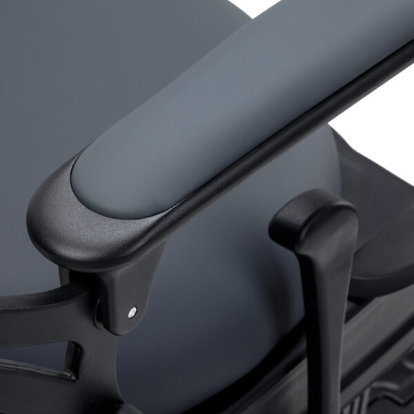 Kappersstoel Gabbiano Niccolo grafiet zonder knoppen 9