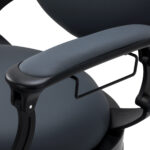 Kappersstoel Gabbiano Niccolo grafiet zonder knoppen 10