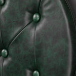 Kappersstoel Gabbiano President groen Chrome 8