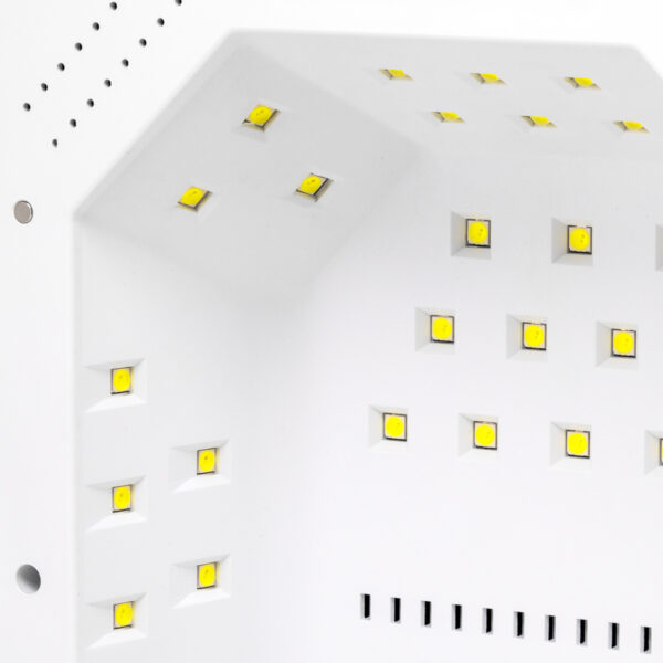 OCHO NAILS LED UV lamp X22 72W draadloos wit met spiegelende onderkant 7