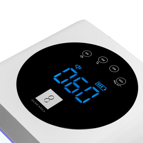 OCHO NAILS LED UV lamp X22 72W draadloos wit met spiegelende onderkant 5