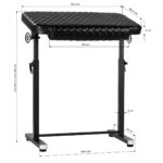 Pro Ink 718 Tattoo Armrest Zwart Gewatteerd B 8