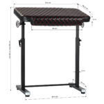 Pro Ink 718 Tattoo Armrest Zwart Gewatteerd R 8