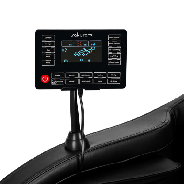 Sakura massagestoel 305 Houten Leer 9