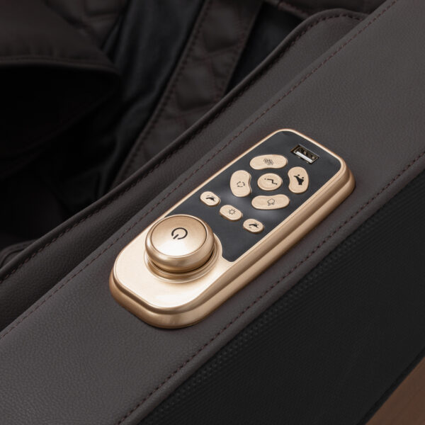 Sakura massagestoel 306A hout leer 7