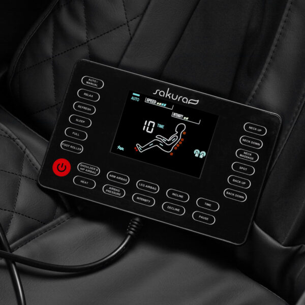 Sakura massagestoel Standard 801 zwart en rood 9