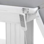 Sillon Eclipse elektrische cosmetische behandelstoel 3 actuatoren grijs 9