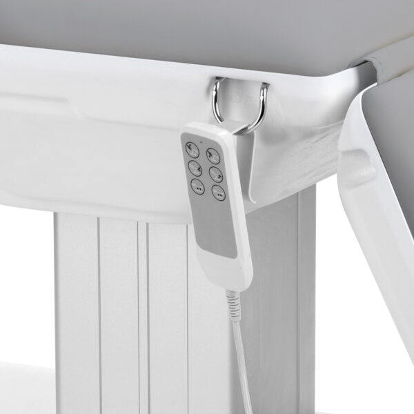 Sillon Eclipse elektrische cosmetische behandelstoel 3 actuatoren grijs 9