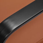 Gabbiano Porto kappersstoel zwart oranje 5