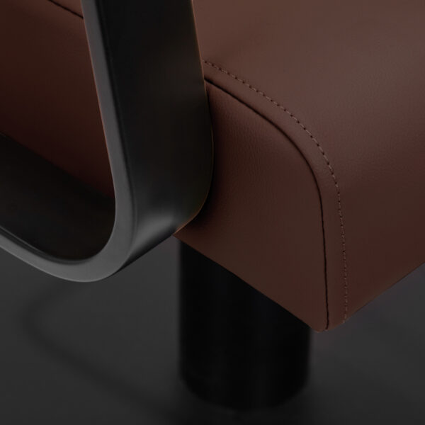 Gabbiano Porto kappersstoel zwarte chocolade 6