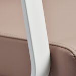 Gabbiano kappersstoel Porto wit beige 6