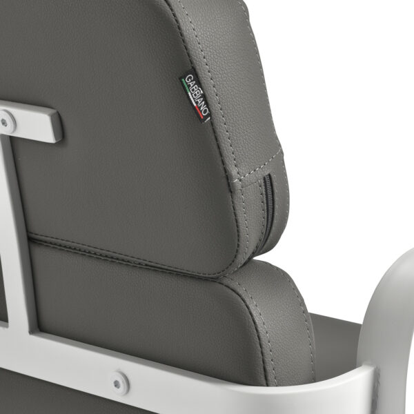 Gabbiano kappersstoel Porto wit grijs 5