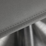 Gabbiano kappersstoel Sewilla Grijs INOX onderstel 8