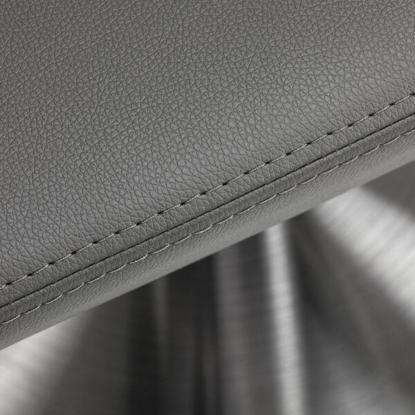 Gabbiano kappersstoel Sewilla Grijs INOX onderstel 8