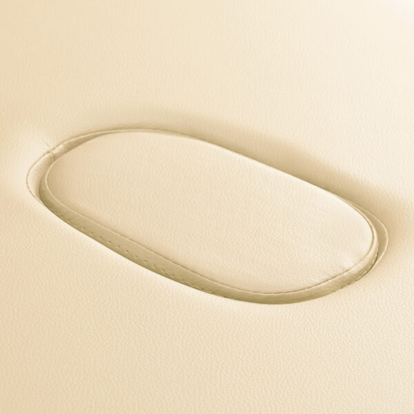 Balance Aluminium Inklapbare Massagetafel Met 2 Segmenten Crèmekleurig 8