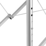 Balance Aluminium Inklapbare Massagetafel Met 2 Segmenten Crèmekleurig 11