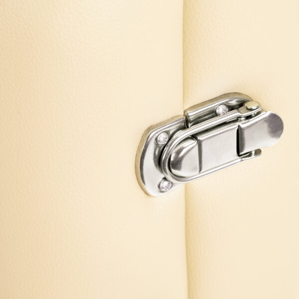 Balance Aluminium Inklapbare Massagetafel Met 2 Segmenten Crèmekleurig 13