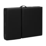 Balance Aluminium Inklapbare Massagetafel Met 3 Segmenten Zwart 15