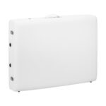 Balance Houten Inklapbare Massagetafel 2 Segmenten 190X70 Cm Wit 13