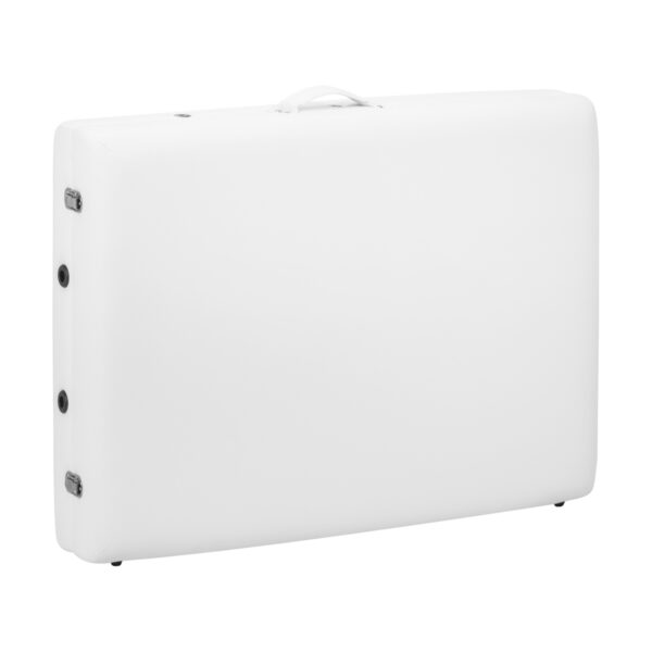 Balance Houten Inklapbare Massagetafel 2 Segmenten 190X70 Cm Wit 13