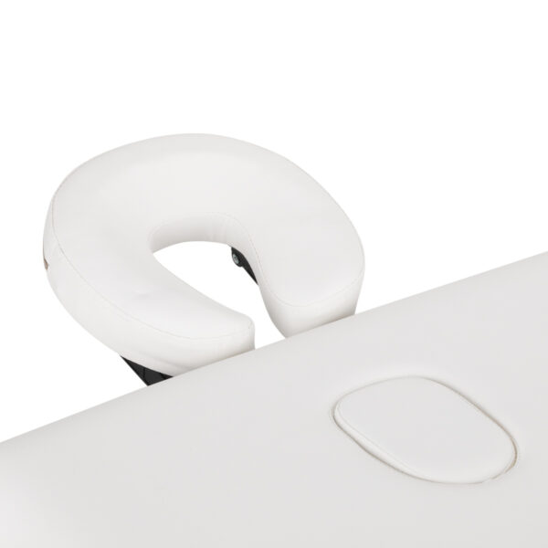 Balance Houten Inklapbare Massagetafel 2 Segmenten 190X70 Cm Wit 5