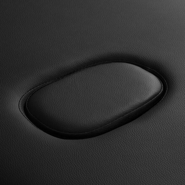 Balance Houten Inklapbare Massagetafel 2 Segmenten 190X70 Cm Zwart 6