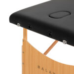 Balance Houten Inklapbare Massagetafel Met 2 Segmenten Zwart 4