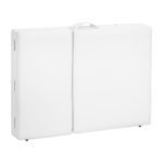 Balance Houten Inklapbare Massagetafel Met 3 Segmenten 190X70 Cm Wit 15