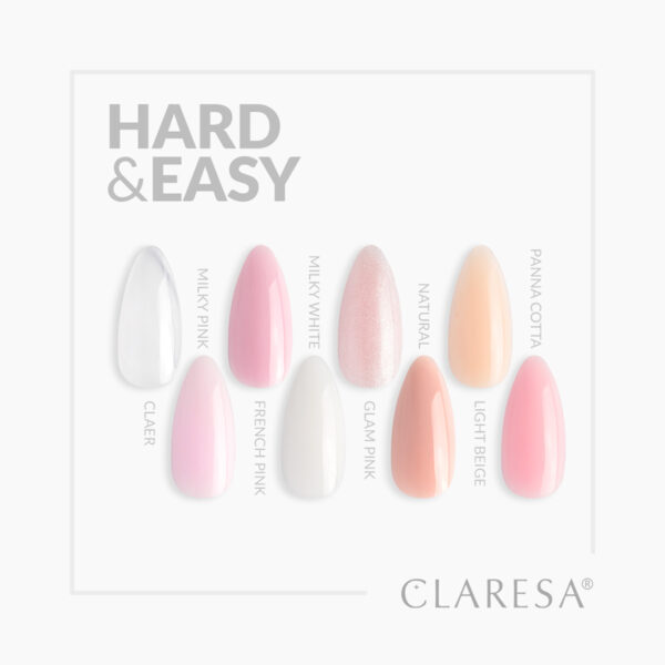 Claresa Hard&Easy Builder Gel Melkwit 45 G 5
