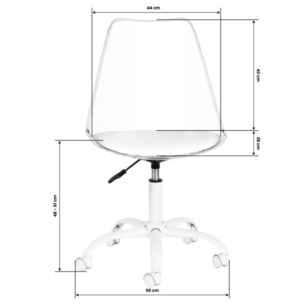 Cosmetische Stoel Ghost 8