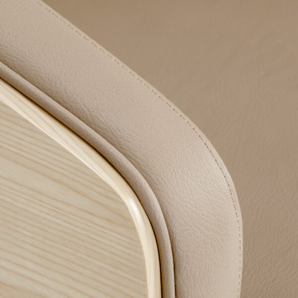 Gabbiano Wratislavia Kappersstoel Beige Met Chromen Onderstel 5