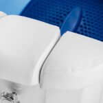 Azzurro douchebak met massagefunctie en witte trolley 5