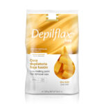 Depilflax 100 flexibele ontharingswax met laag smeltpunt Oro 5AB goud 1000 g 1