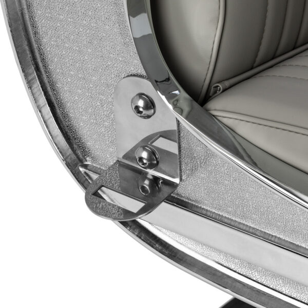 Gabbiano Visionerio barberstoel met grijs chromen frame 16