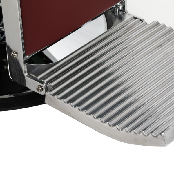 Gabbiano Visionerio barberstoel met rood chromen frame 9