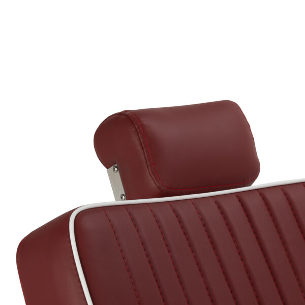 Gabbiano Visionerio barberstoel met rood chromen frame 10