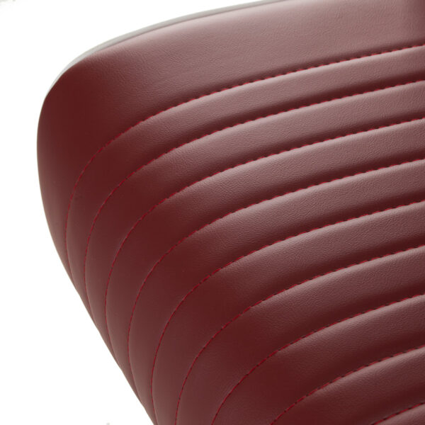 Gabbiano Visionerio barberstoel met rood chromen frame 14