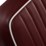 Gabbiano Visionerio barberstoel met rood chromen frame 16