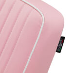 Gabbiano Visionerio barberstoel met roze chromen frame 11