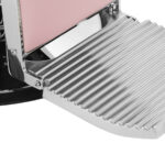 Gabbiano Visionerio barberstoel met roze chromen frame 16