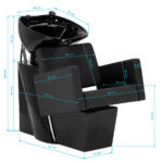 Gabbiano Vitoria wasunit kapper zwart 14