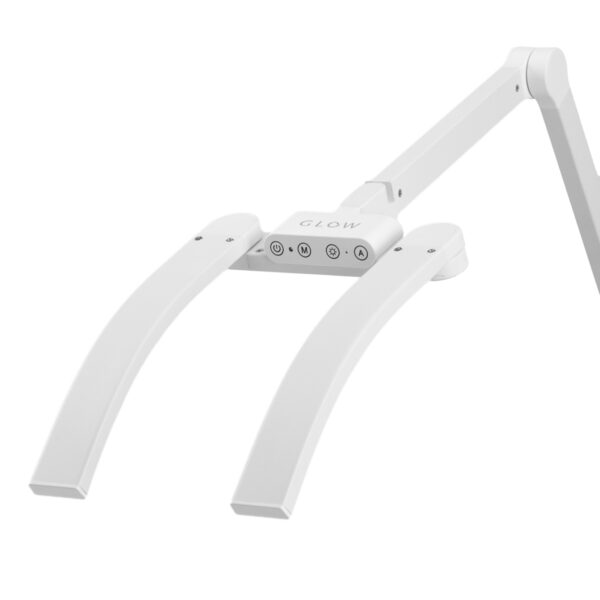 Glow manicurelamp L05 gebogen voor tafelblad wit 4