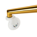 De Gabbiano D054G kappersstoel in goudwit 5