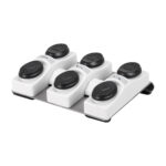 Elektrische cosmetische stoel Azzurro 803D met 3 motoren wit 20