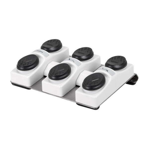 Elektrische cosmetische stoel Azzurro 803D met 3 motoren wit 20