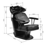 Gabbiano Madrid kapperswasunit zwart 8