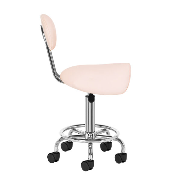 Cosmetische kruk tabouret 6001 roze 3