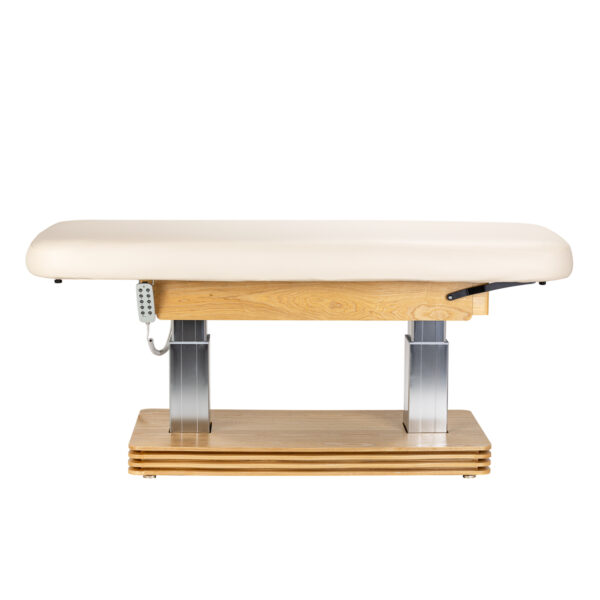 Elektrische SPA-ligstoel Sillon Comfort crème met lichtbruine basis 6