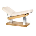 Elektrische SPA-ligstoel Sillon Comfort crème met lichtbruine basis 3