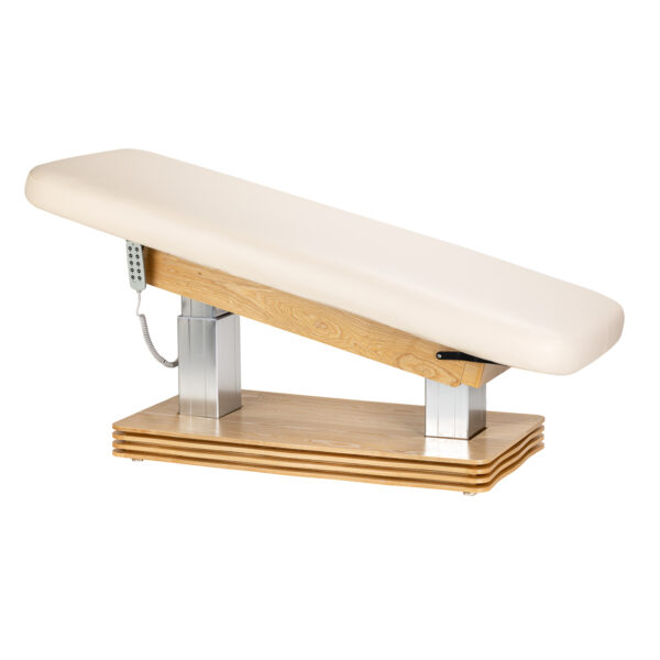 Elektrische SPA-ligstoel Sillon Comfort crème met lichtbruine basis 4